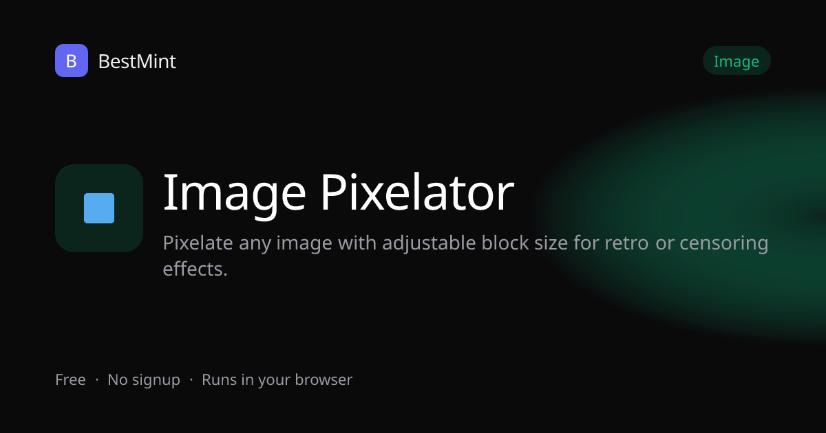 Free Image Pixelator — Pixelate Photos Online | BestMint